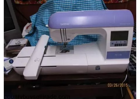 Brother PE770 Embroidery Machine only